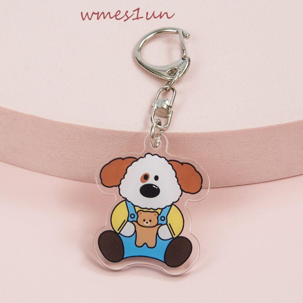 Móc Khóa Hình Cún Con WMES15H Dễ Thương Dùng Làm Quà Tặng