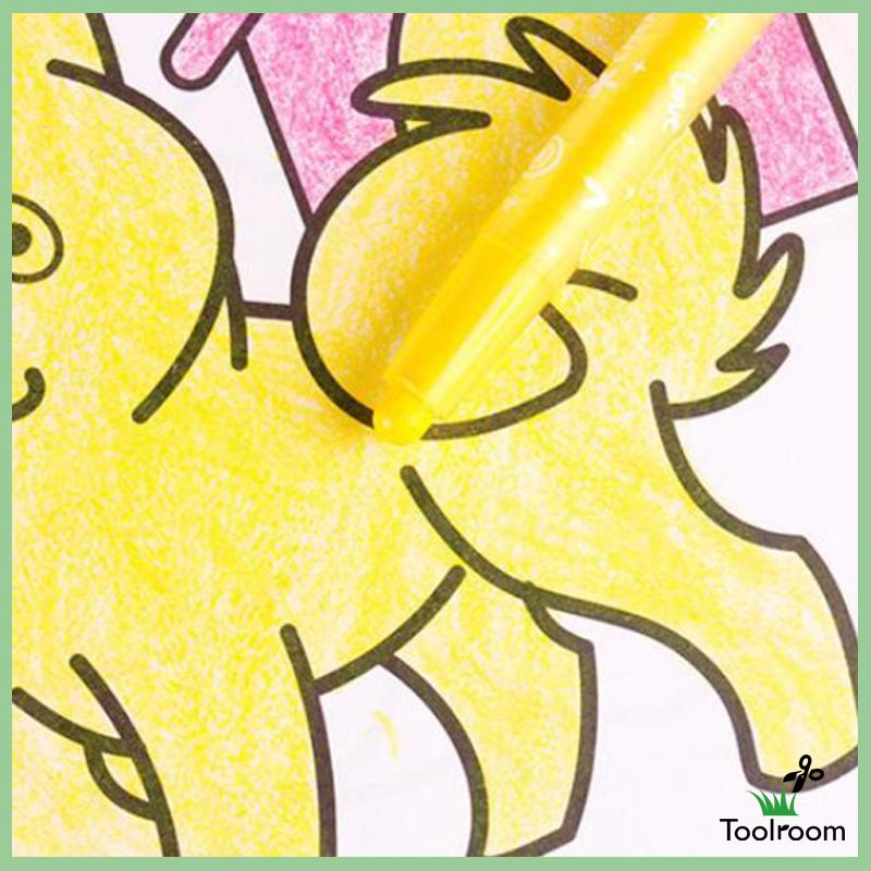 Bút Sáp 18 Màu Tùy Chọn Không Lăn Dành Cho Trẻ Em Vẽ Tranh