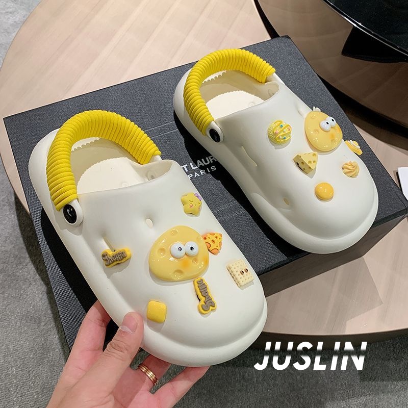 JUSLIN dép dép nữ dép bánh mì nữ dép bánh mì nữ 2023 NEW 060914