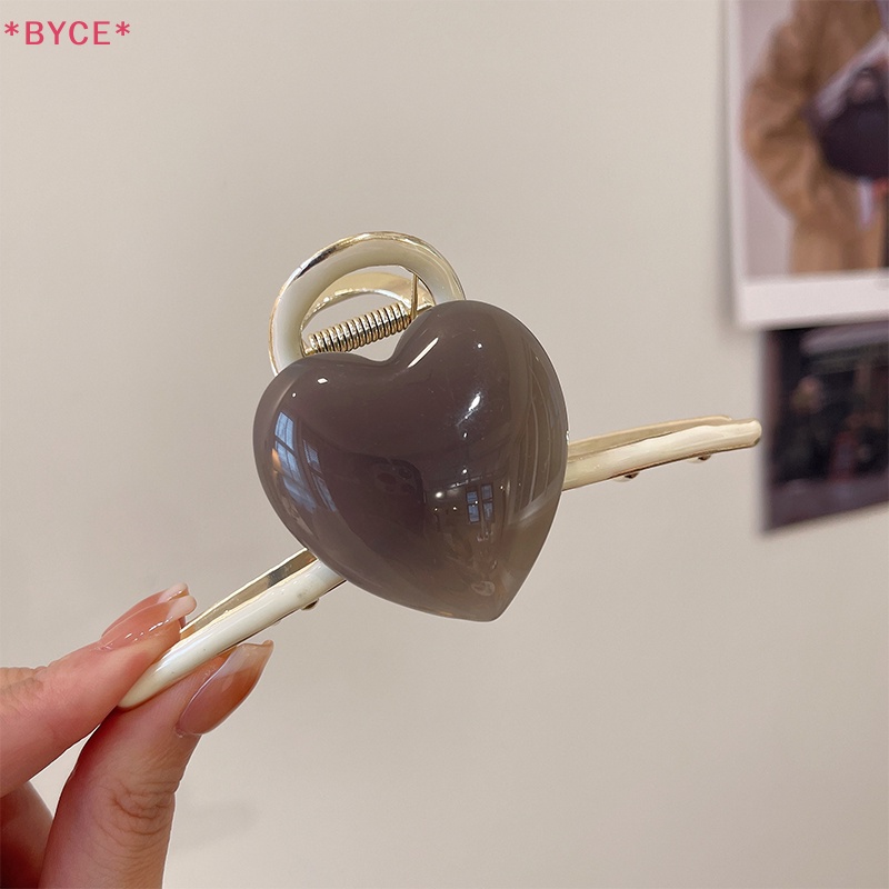 Kẹp Tóc Hình Trái Tim Cỡ Lớn Thời Trang Cho Nữ Mới