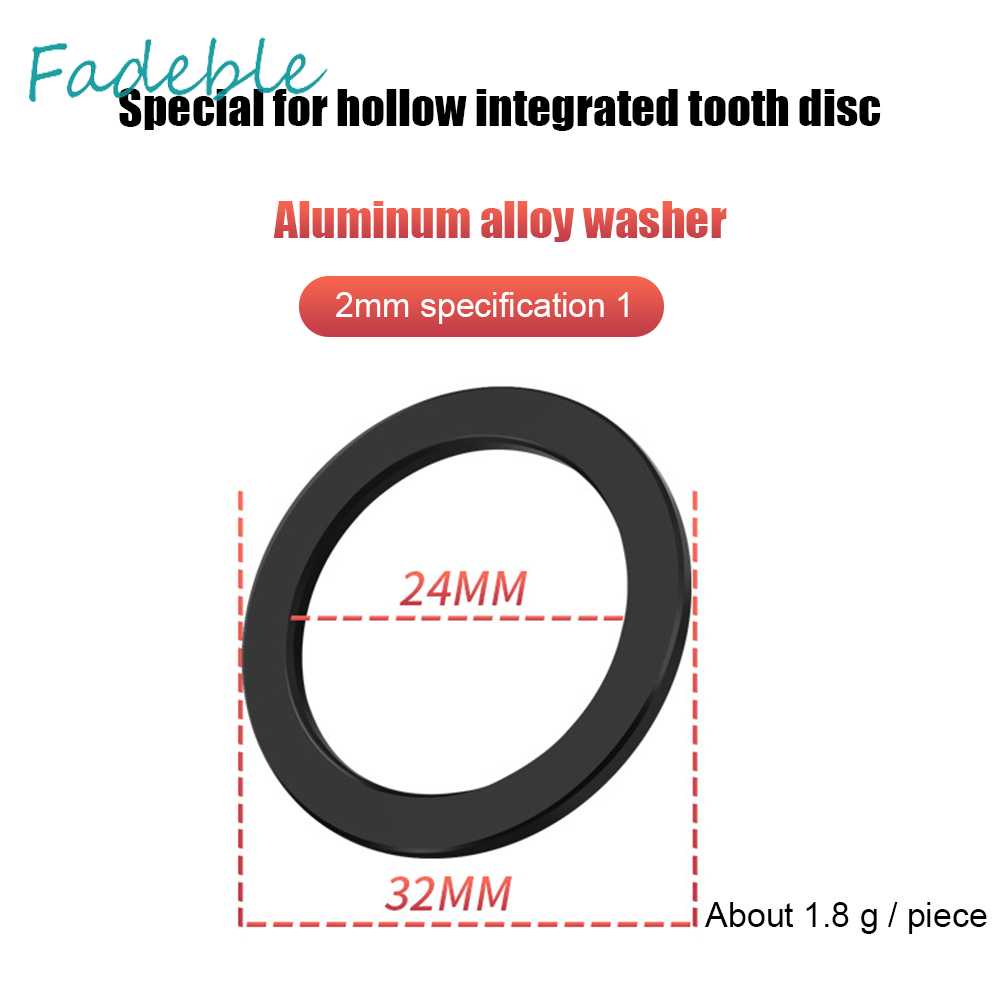 One Bộ Đệm Đĩa Rửa Xe Đạp Bằng Hợp Kim Nhôm