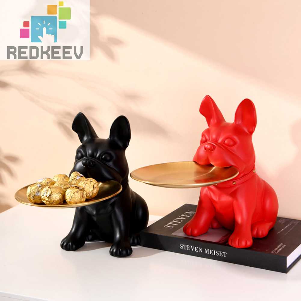 Mô Hình Chó Bull Nghệ Thuật Bằng Nhựa Resin Trang Trí Quán Cà Phê / Cửa Hàng