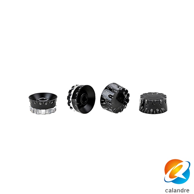 Set 4 Núm Vặn Điều Khiển Bằng Acrylic Thay Thế Cho Đàn Guitar Điện