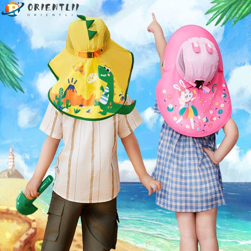 Mũ Rộng Vành Chống Tia UV Thời Trang Đi Biển Mùa Hè Cho Bé