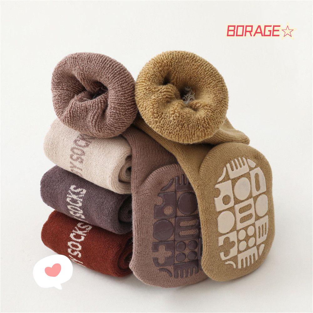 Vớ Cotton In Họa Tiết Hoạt Hình Dễ Thương Thời Trang Thu Đông Cho Bé Sơ Sinh