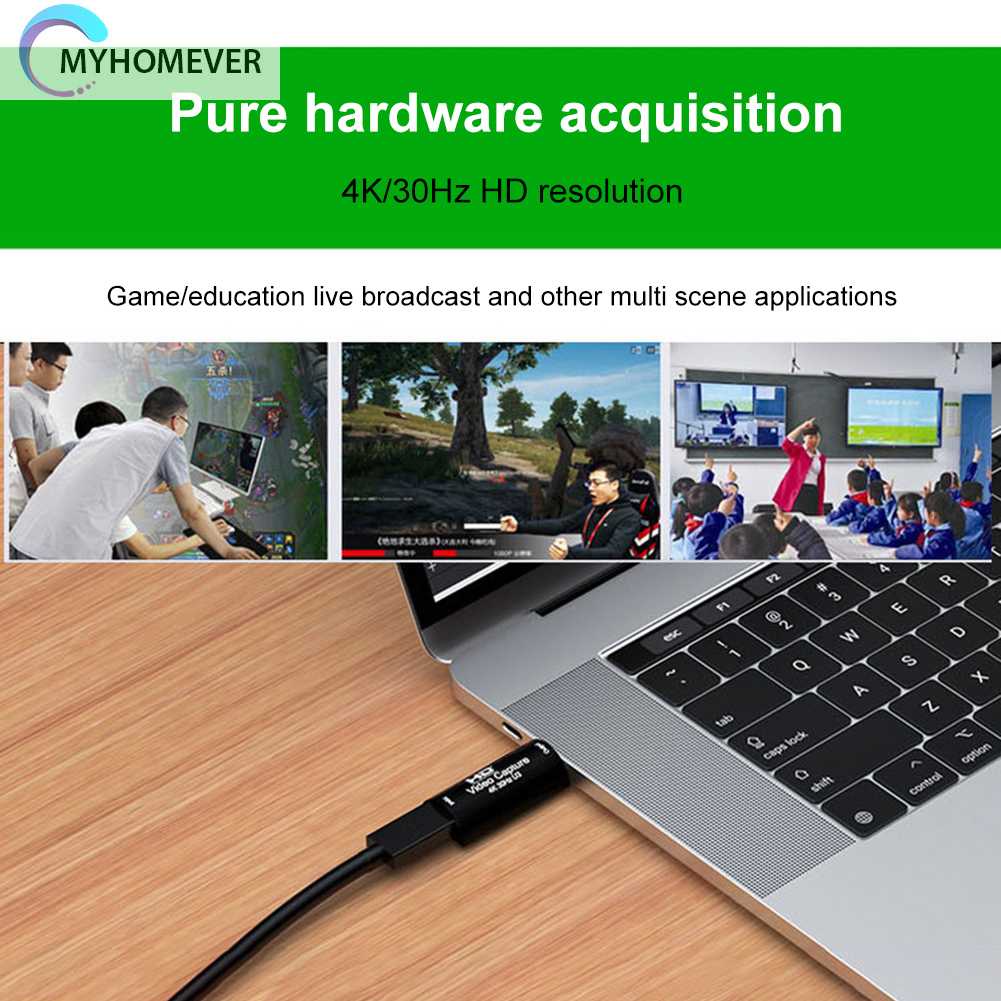 Thẻ Ghi Video Âm Thanh 4K 30Hz HDMI-compatible Sang USB3.0 Cho Trò Chơi OBS