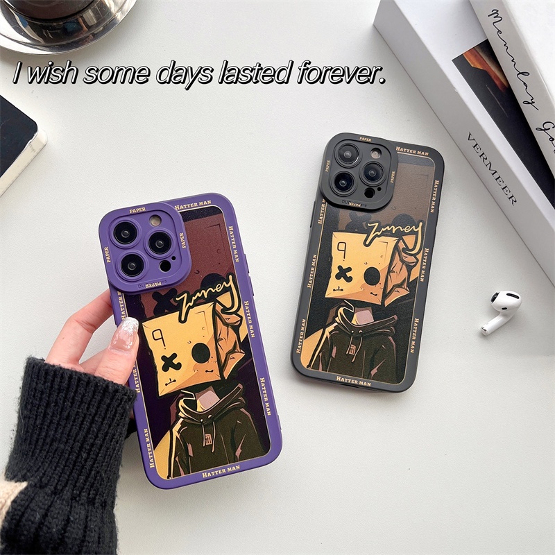 Ốp Điện Thoại Tpu Dẻo Họa Tiết Hoạt Hình Đôi Mắt Thiên Thần Độc Đáo Cho iPhone 14 13 12 11 Pro XR XS MAX