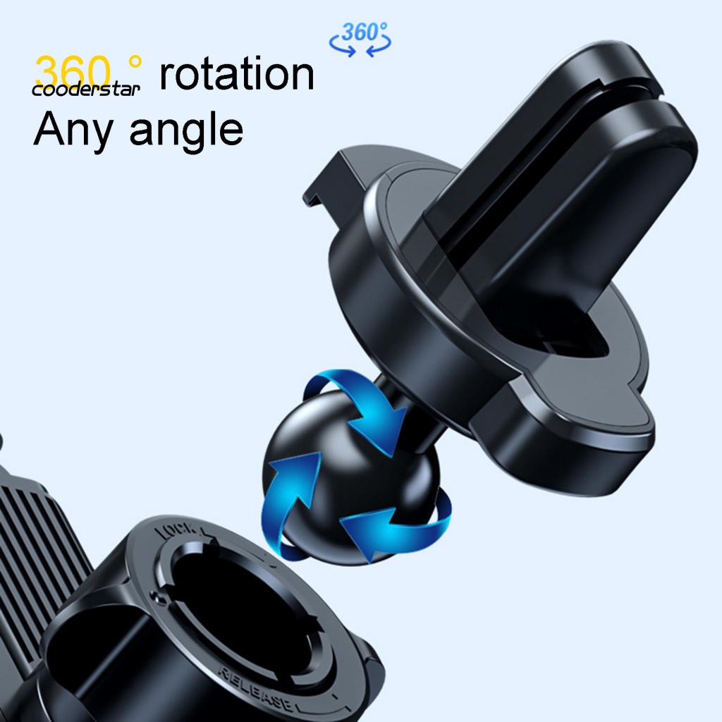 Giá Đỡ Điện Thoại Đa Năng Chống Trượt Gắn Khe Điều Hòa Xe Hơi
