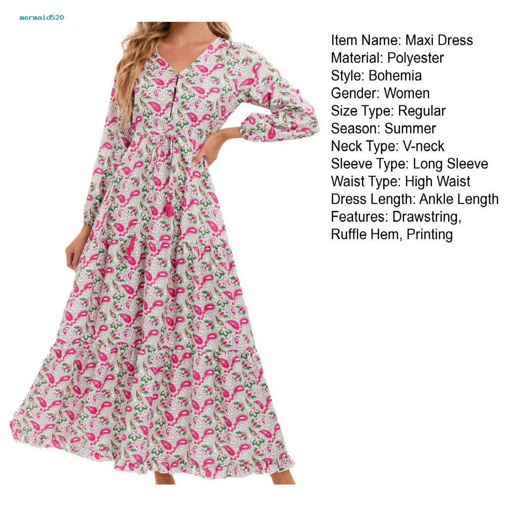 Đầm Dài Tay Thời Trang Xinh Xắn Dành Cho Nữ