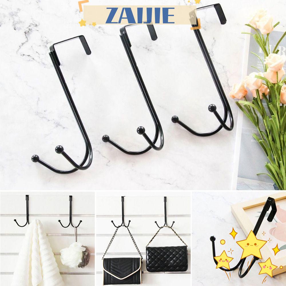 Zaijie 24 Móc Treo Cửa Sau Hình Tròn Dày Dặn Không Để Lại Dấu Vết