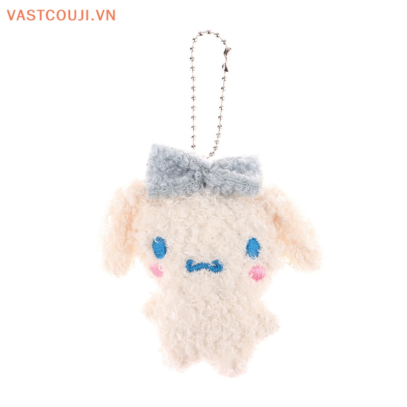 SANRIO Đồ chơi nhồi bông Hình Cinnamoroll Melody Kulomi Dễ Thương Treo Móc Khóa / Ba Lô / Túi Xách / Móc Khóa Trang Trí Xe Hơi