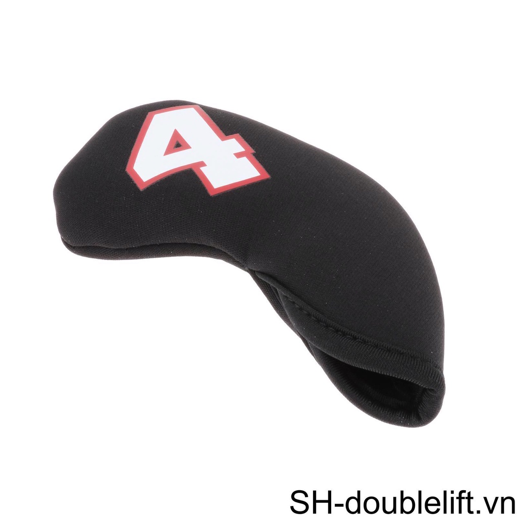 Bộ 10 Vỏ Bọc Đầu Gậy Đánh Golf Chống Thấm Nước 4-9 A ~ X