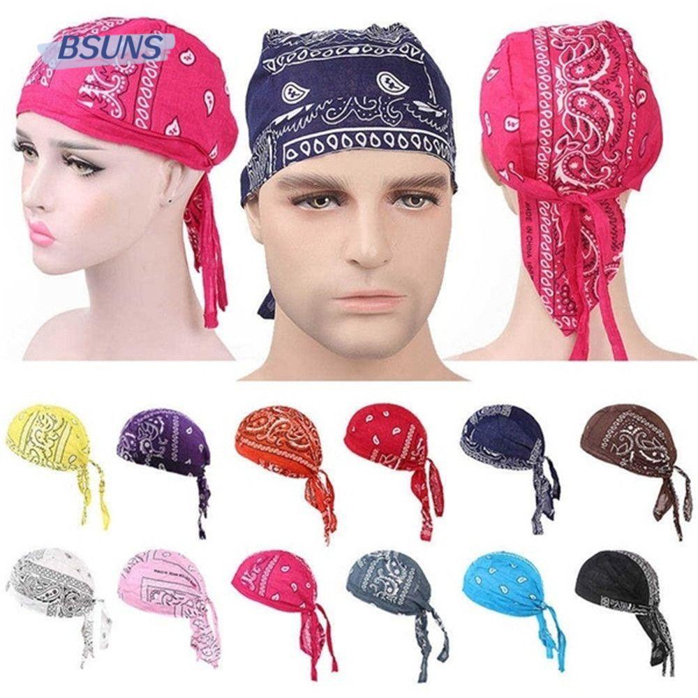 Mũ Trùm Đầu Bằng Cotton Mau Khô Phong Cách Cướp Biển Ung Thư Chemo Cho Nam Và Nữ