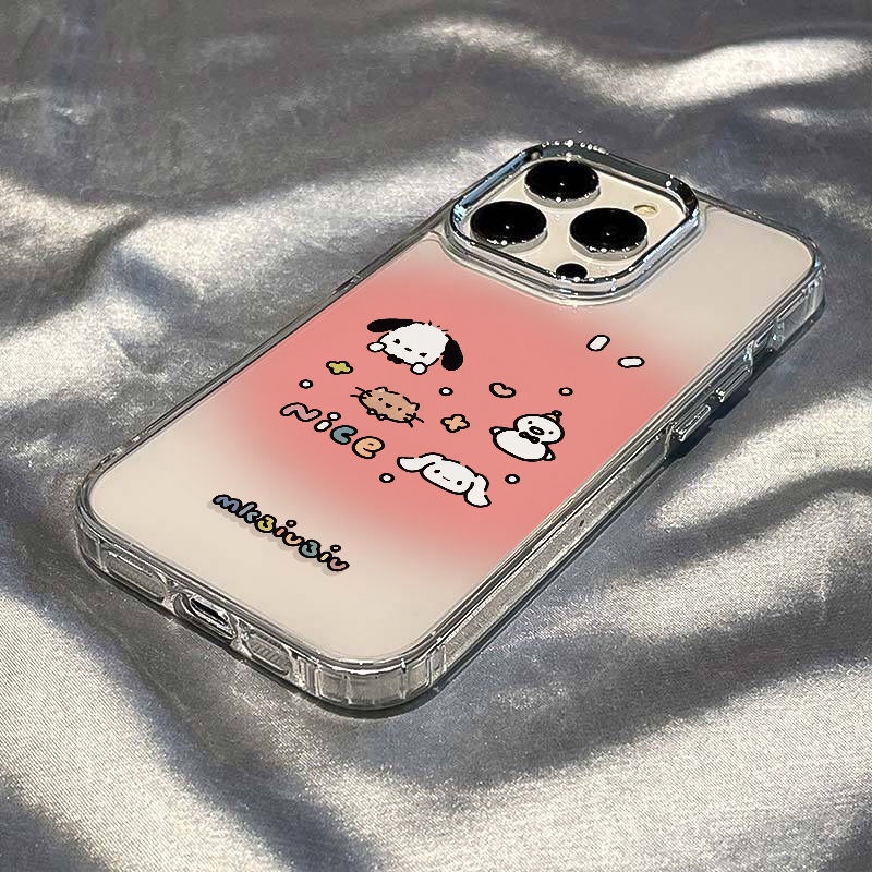 ✅Ốp Điện Thoại Dẻo Họa Tiết Chú Chó Dễ Thương Chống Sốc Cho Iphone11 / max8 13 plusiPhone12 14pro Apple 7 9NGQ