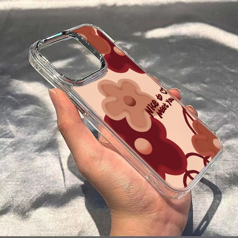 ✅Ốp Điện Thoại Mềm Chống Sốc Họa Tiết Tranh Sơn Dầu Đơn Giản Cho Iphone 14proxsiphone12max8 plus7 11 13 TJQR