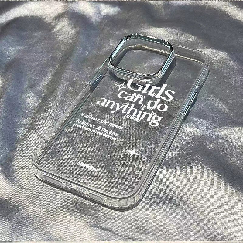 ✅Ốp Điện Thoại Chống Sốc In Chữ Tiếng Anh Độc Đáo Cho iPhone121314Ốp Điện Thoại Mềm Thiết Kế Đơn Giản Cho Iphone 11 0 78 Inch