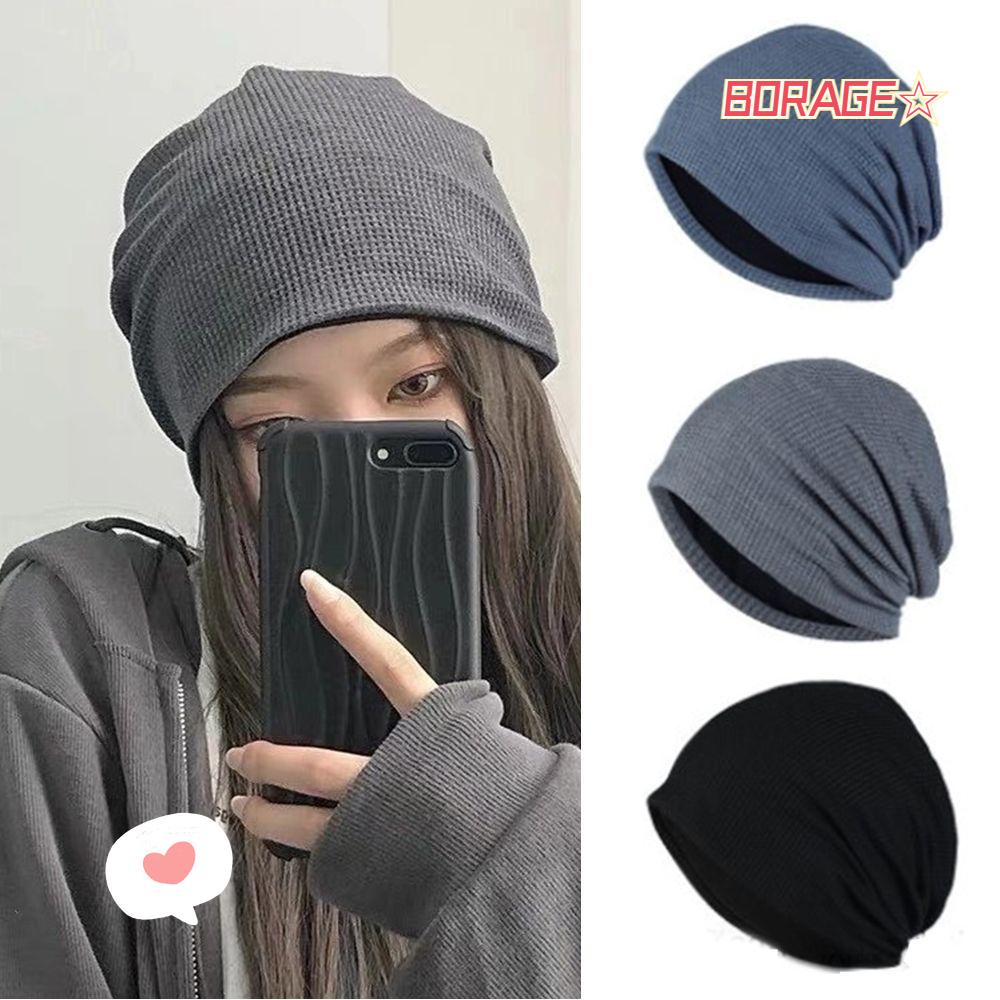 Mũ Trùm Đầu Chất Liệu Cotton In Họa Tiết Sáng Tạo