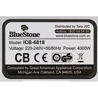 Bếp từ đôi Bluestone ICB-6818