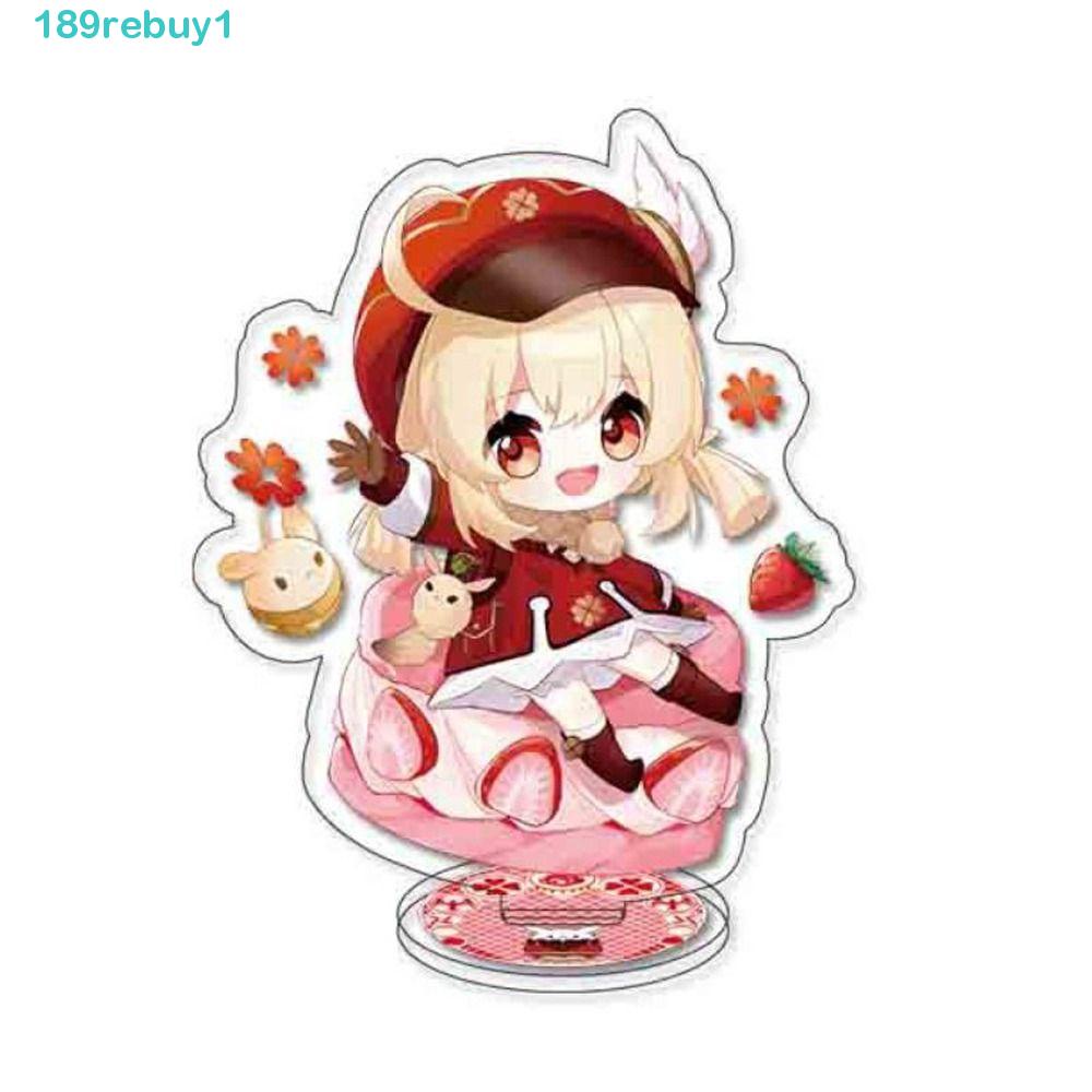 Rebuy1 Mô Hình Nhân Vật Anime Genshin Va Chạm Bằng Acrylic Để Bàn Trang Trí Nhà Cửa