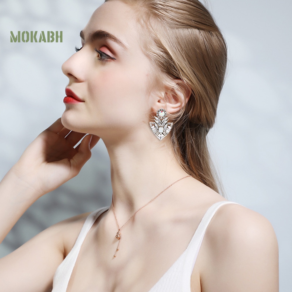 Bông Tai Đính Đá Thời Trang Phong Cách Bohemian Dành Cho Nữ