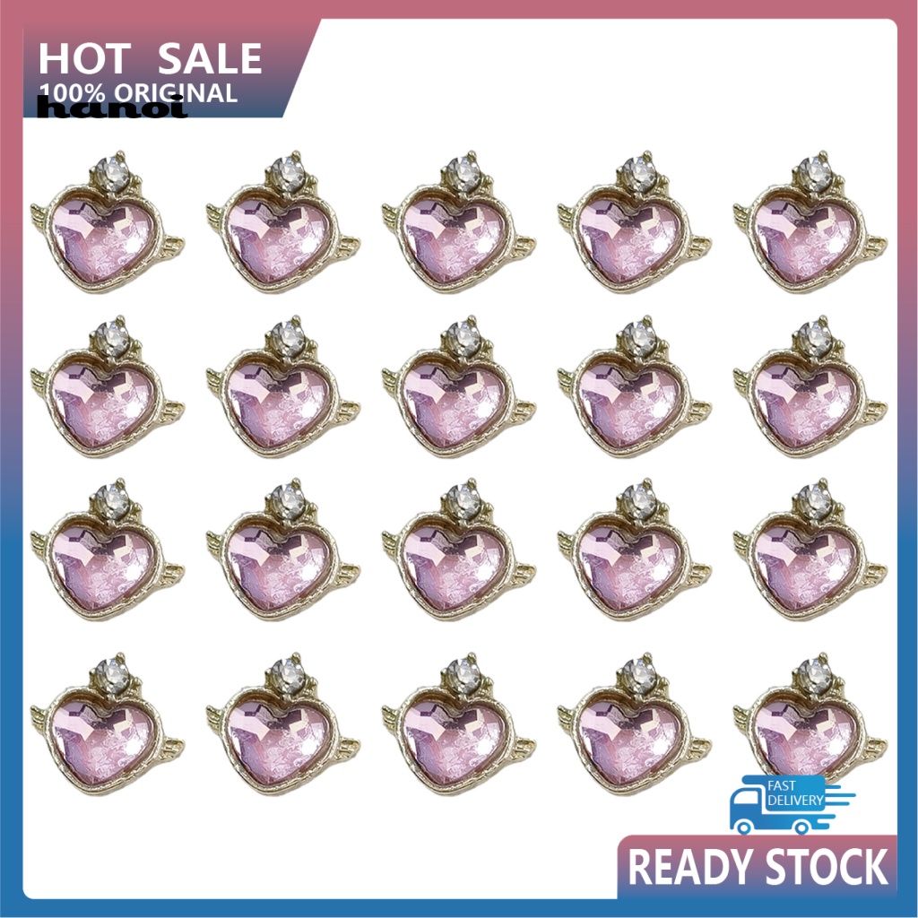 Set 20 Phụ Kiện Trang Trí Móng Tay Nghệ Thuật Sáng Tạo Dễ Sử Dụng Charms