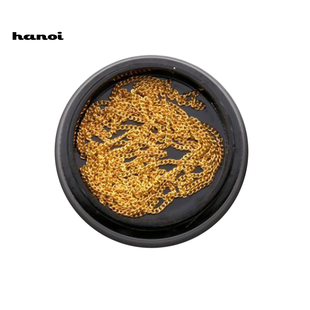 1 Hộp Phụ Kiện Dây Xích 1M Trang Trí Móng Tay Nghệ Thuật