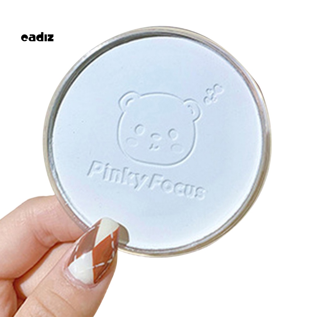 Phấn Nén Trang Điểm Bằng Nhựa Không Dính In Hình Gấu Cười Tươi Tắn Nhẹ Nhàng Lâu Trôi