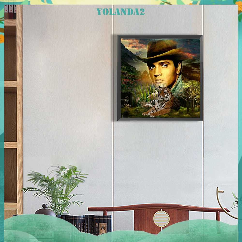 Tranh Đính Đá Kim Cương Toàn Bộ 5D DIY Hình Vẽ Presley