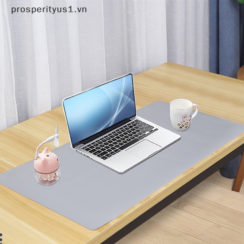 [prosperityus1] Thảm Da Lộn Hai Mặt Cỡ Lớn Lót Chuột Chơi Game Cầm Tay Chống Nước