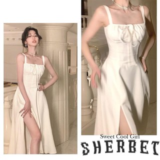 Laa8-nữ Đầm Mùa Hè Màu Trơn Không Tay Băng Đảng Chữ A Cho Cocktail Hộp Đêm Bãi Biển