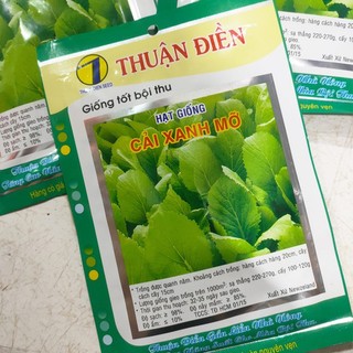Hạt Giống Thuận Điền - Cải Xanh Mỡ, Rau xanh ăn hàng ngày