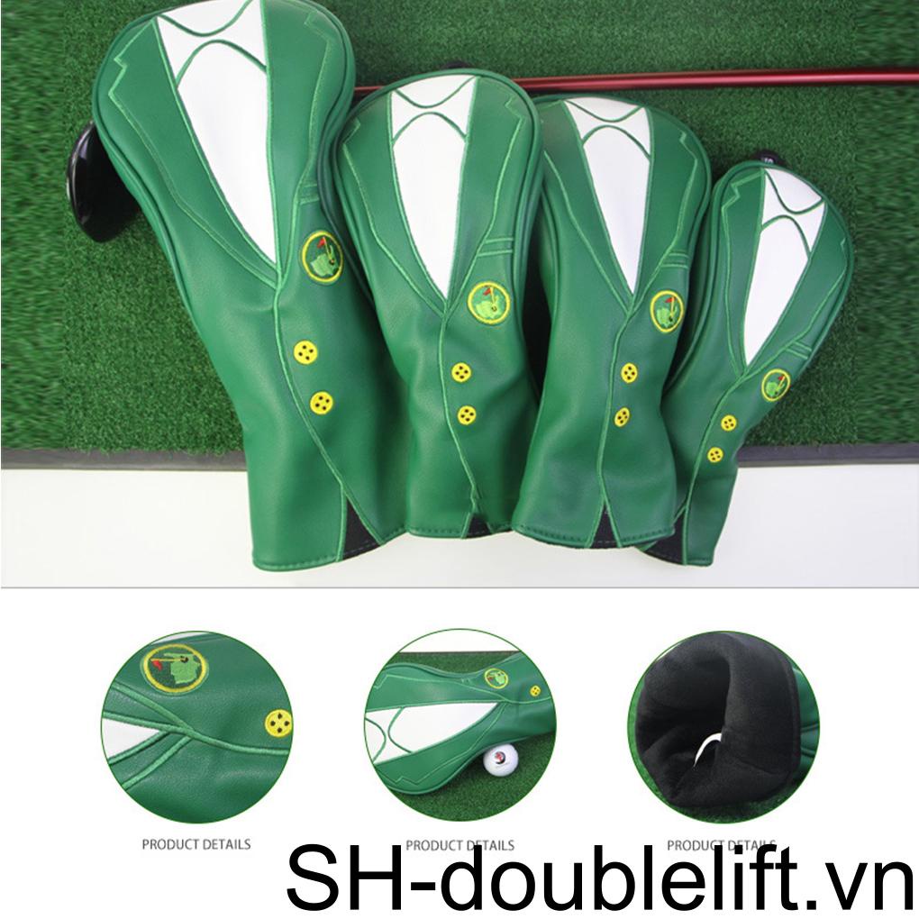 Vỏ Bọc Gậy Đánh Golf Bằng Da PU Chống Nước Vui Nhộn