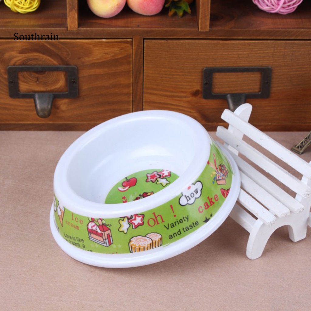 Tô Đựng Thức Ăn / Nước Uống Bằng Melamine An Toàn Dễ Vệ Sinh Cho Thú Cưng