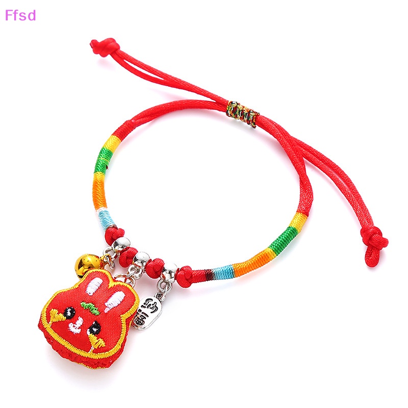 {Ffsd} Vòng Đeo Tay Dây Bện Thêu Hình Rồng / Thuyền Phong Cách Trung Hoa Nhỏ Nhắn Dành Cho Trẻ Em * Bán Chạy