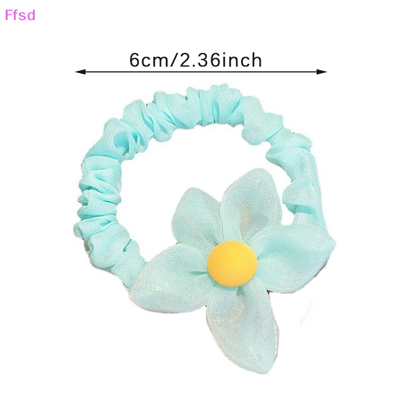 {Ffsd} Dây Buộc Tóc Cao Su Co Giãn Không Làm Tổn Thương Tóc Cho Bé Gái * Hàng Bán Chạy