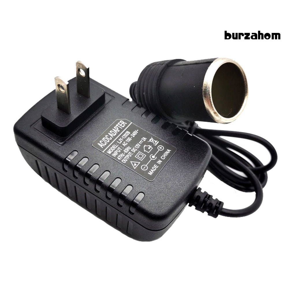 Phích Cắm Chuyển Đổi AC Sang 12V DC 110-220V Cho Xe Hơi
