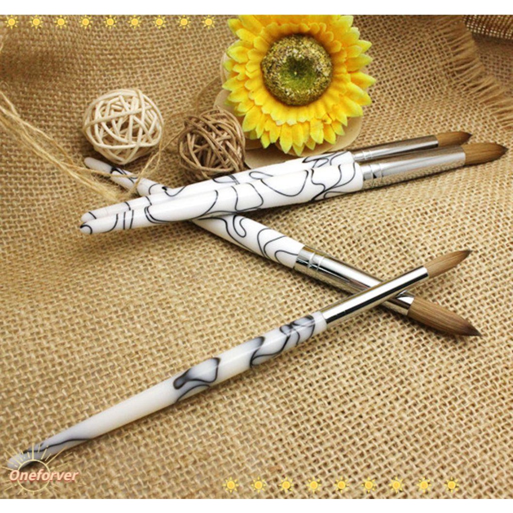 Bộ Cọ Trang Trí Móng Tay Nghệ Thuật Bằng Acrylic Thời Trang Size 4-24