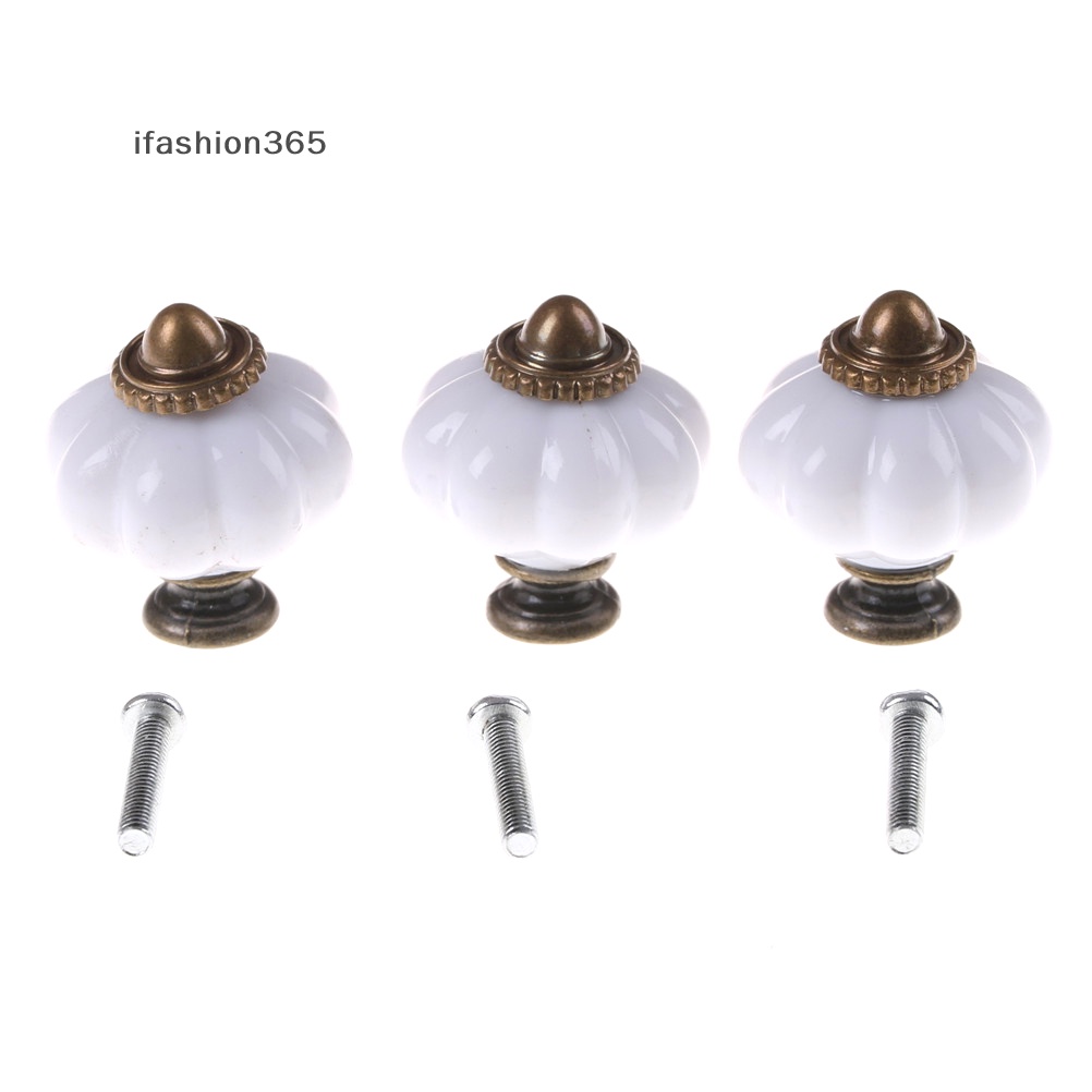 Tay Nắm Cửa Tủ Màu Trắng Phong Cách Vintage Thời Trang ifashion365