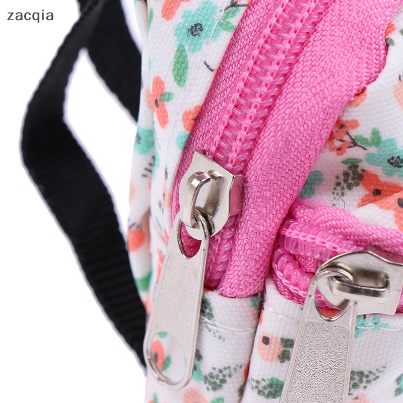 Ba Lô Đi Học Đính Hoa Xinh Xắn Cho Búp Bê Tỉ Lệ 1: 6 1: 12