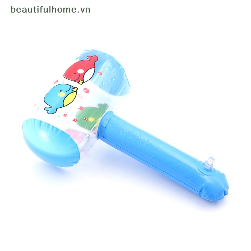 1 Búa Bơm Hơi Họa Tiết Hoạt Hình Dễ Thương Màu Sắc Ngẫu Nhiên Kèm Chuông