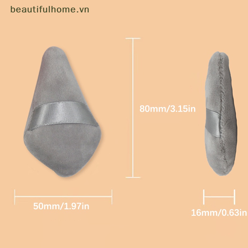 1 Mút Trang Điểm Cotton Mini Hình Viên Kim Cương