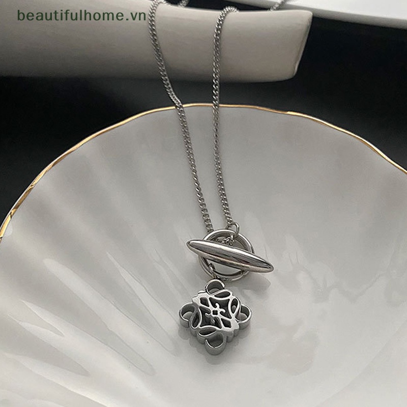 Vòng cổ Choker Bằng Thép Titan Đính Đá Xinh Xắn Cho Nữ