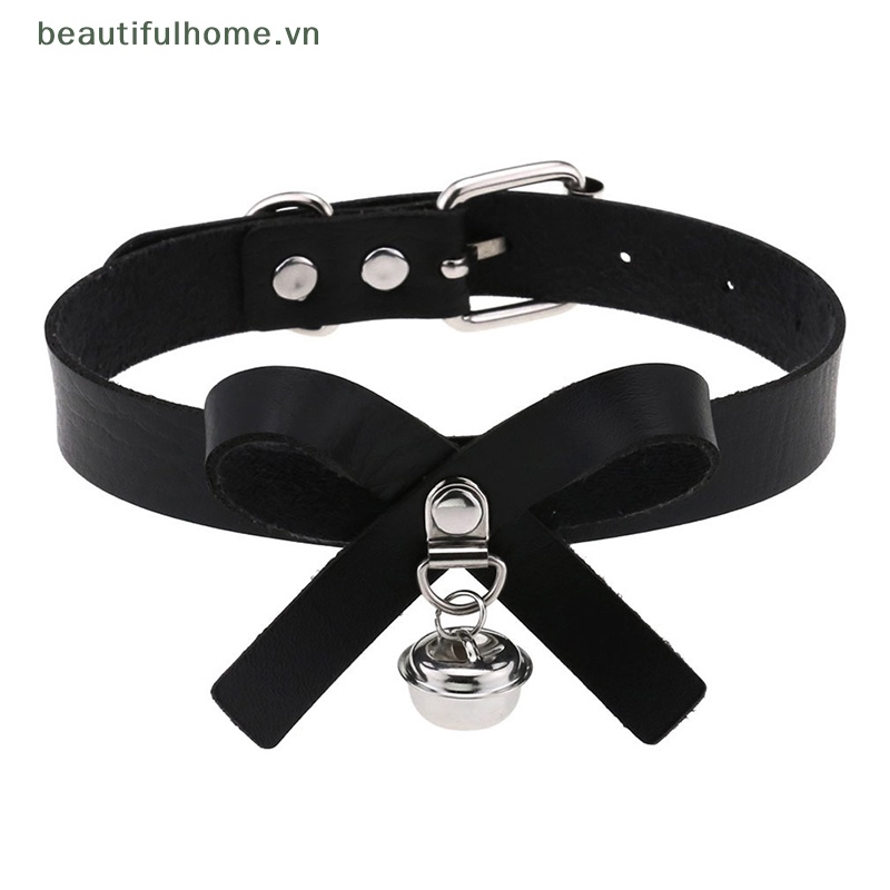 Vòng Cổ Choker Da Phong Cách Gothic Punk Cá Tính Cho Nam Nữ