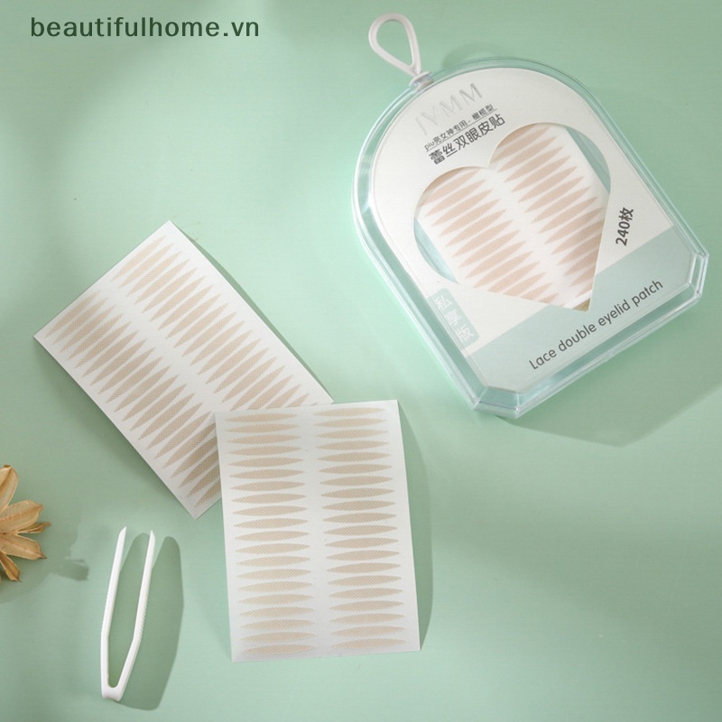 Bộ 240 Miếng Dán Kích Mí Vô Hình Dùng Trang Điểm