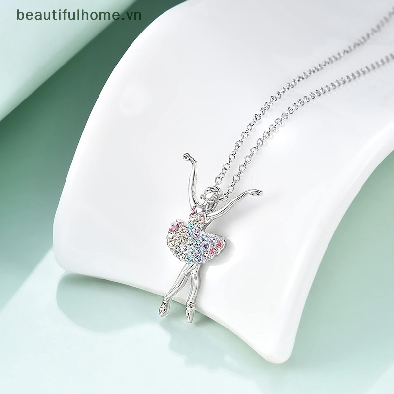 [beautifulhome] Vòng Cổ Choker Mặt Hình Vũ Công Ba Lê Tinh Tế Quyến Rũ [beauty]