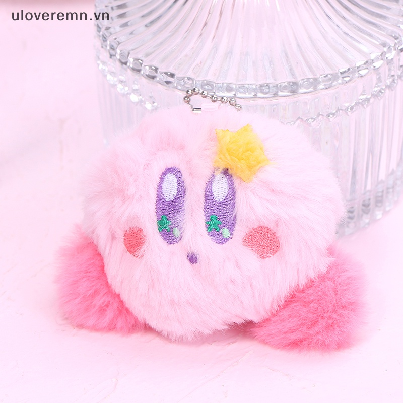 Móc Khóa Hình Búp Bê Hoạt Hình Kirby Nhồi Bông Mềm Mại