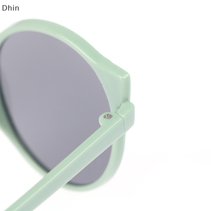 Kính Mát Tròng Tròn Chống Tia UV380 Hình Tai Mèo Dễ Thương Cho Bé