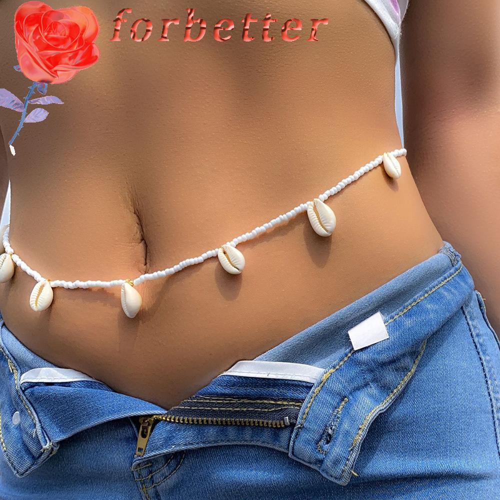 Dây Xích Thắt Lưng Hai Lớp Đính Hạt Phong Cách Bohemia Hàn Quốc Thanh Lịch Cho Nữ