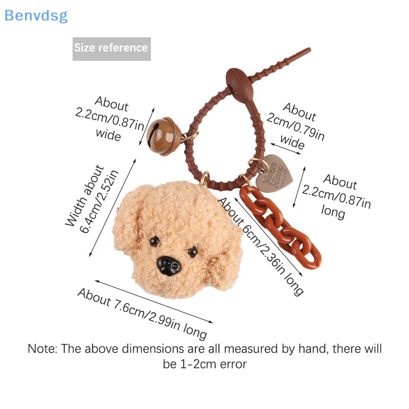 Benvdsg > Móc Khóa Cặp Đôi Hình Chú Chó Lông Xù Đáng Yêu DIY Chất Lượng Cao Phù Hợp Với Cặ