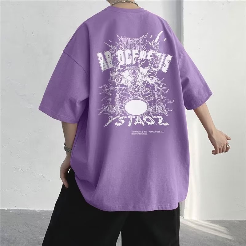 Áo Thun Tay Ngắn Phong Cách Đường Phố Mỹ Thời Trang Mùa Hè Cho Nam